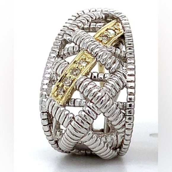 Judith Ripka Twisted Women's Ring, 6.5 - Picture 5 of 5